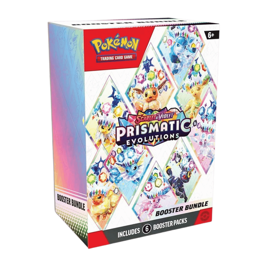 Pokemon Scarlet & Violet: Prismatic Evolutions Booster Bundle
