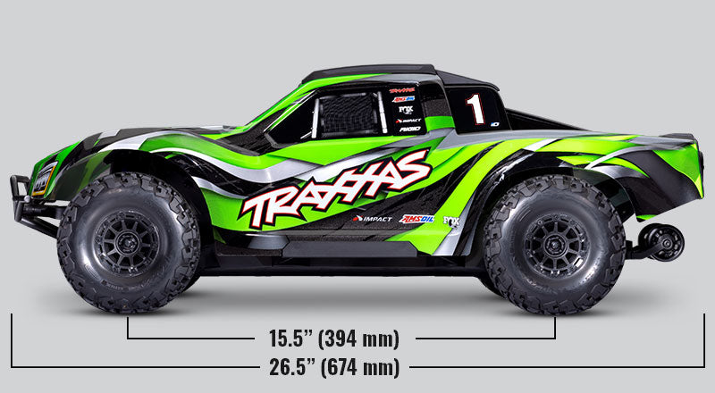 Traxxas Maxx Slash 1/8 4WD Brushless Short Course Truck Ready To Run - Rock N Roll