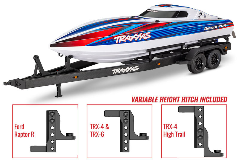 Traxxas 31″ Tandem-Axle Boat Trailer Assembled with Hitch