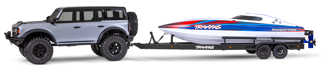 Traxxas 31″ Tandem-Axle Boat Trailer Assembled with Hitch