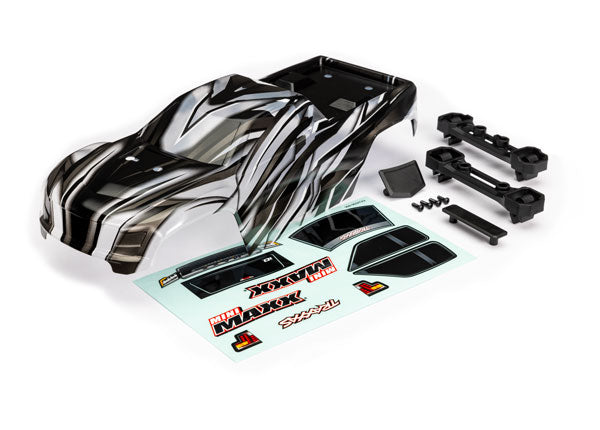Traxxas Mini Maxx®, ProGraphix® (graphics are printed, requires paint & final color application)/ decals