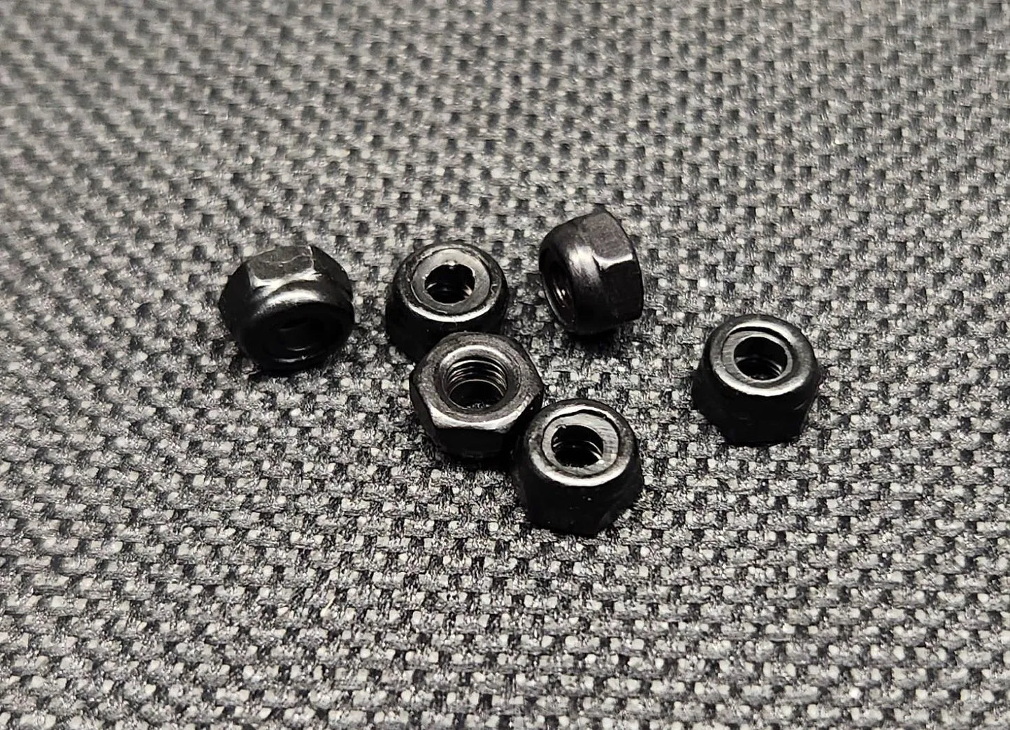 CRC M3 Mini Aluminum Locknut-Black (6)