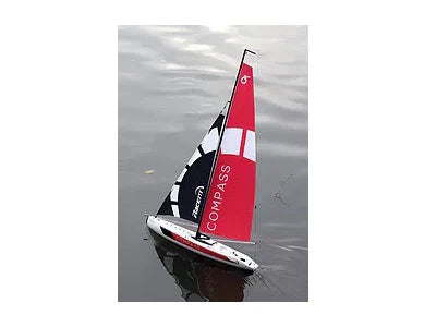 RC PRO COMPASS - Remote Control Sailboat - 2.4G 650MM RC SAILBOAT Ready To Run