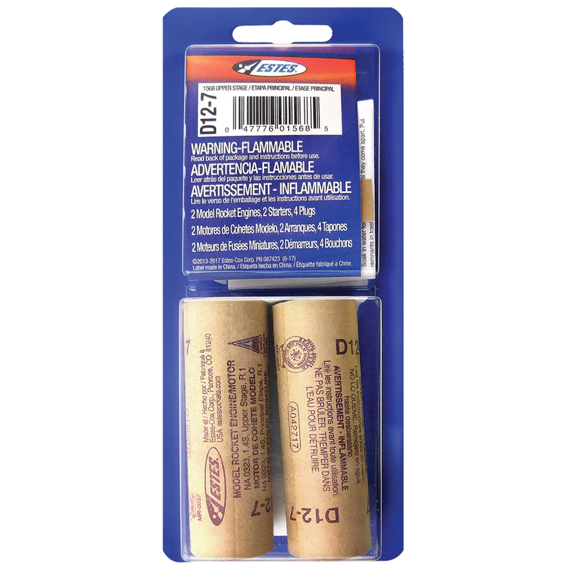 Estes - D12-7 Engines