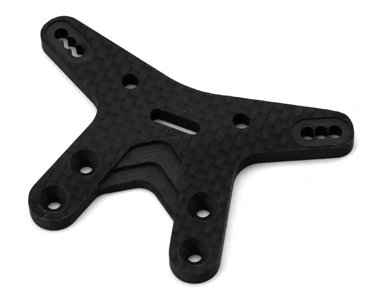 1UP Racing RC10B7/B7D Carbon Fiber Front Shock Tower (-2mm)