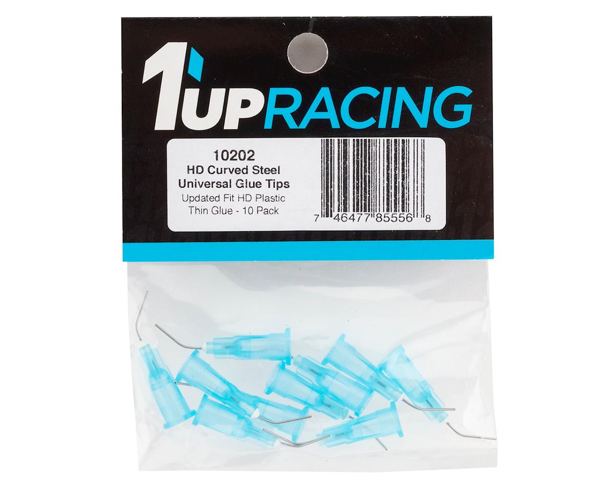 1UP Racing HD Curved Steel CA Glue Tips (Thin Glue) (10)