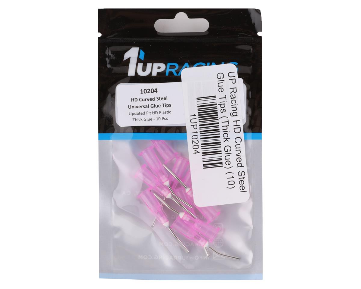 1UP Racing HD Curved Steel CA Glue Tips (Thick Glue) (10)