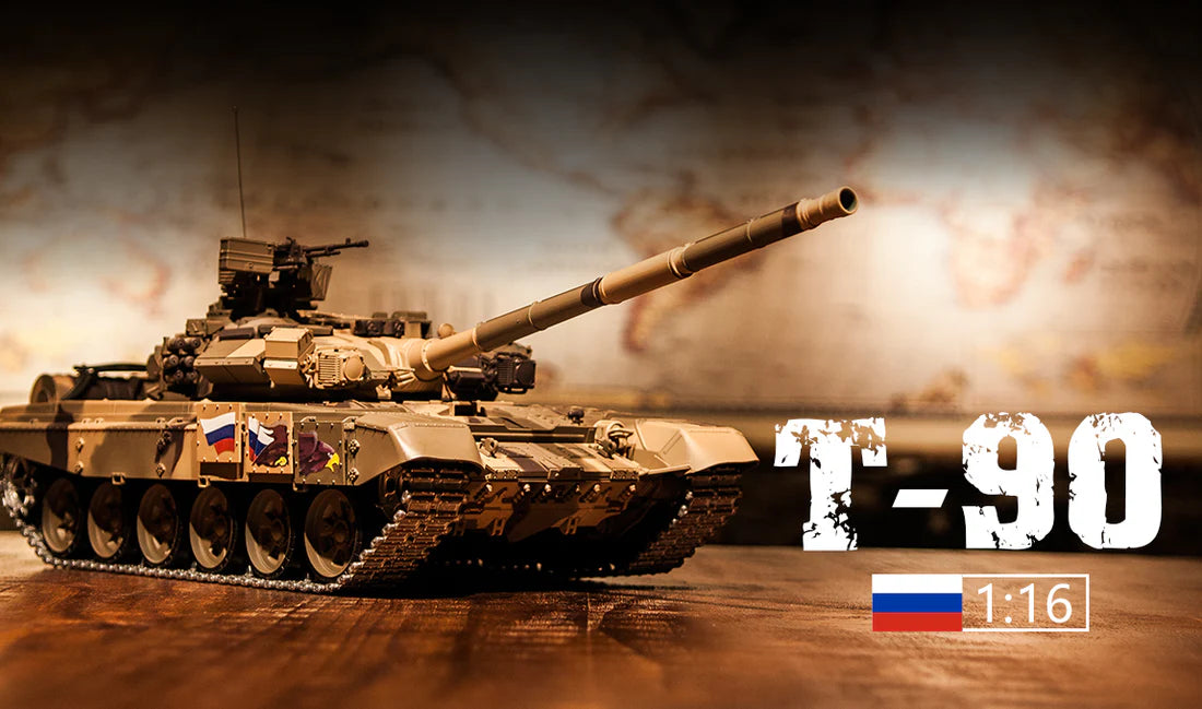 RC PRO Heng Long 1:16 Russian T-90 RC Tank - FULL PRO VERSION