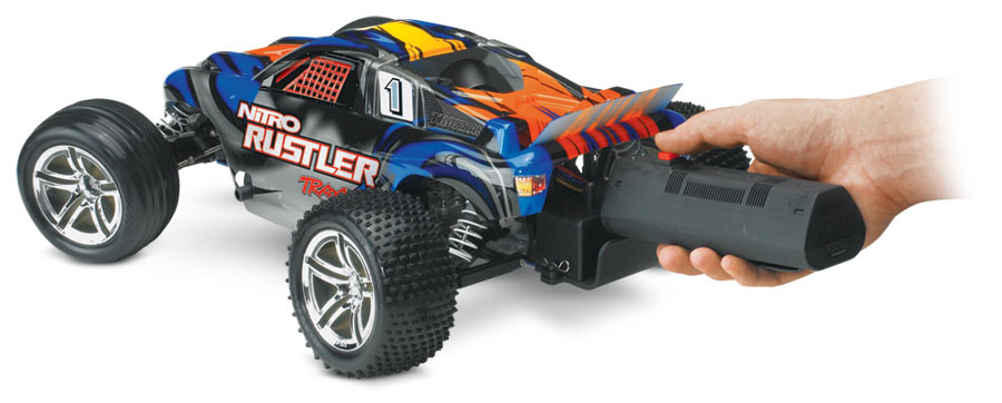 Traxxas Nitro Rustler 1/10-Scale Nitro-Powered 2wd Stadium RTR