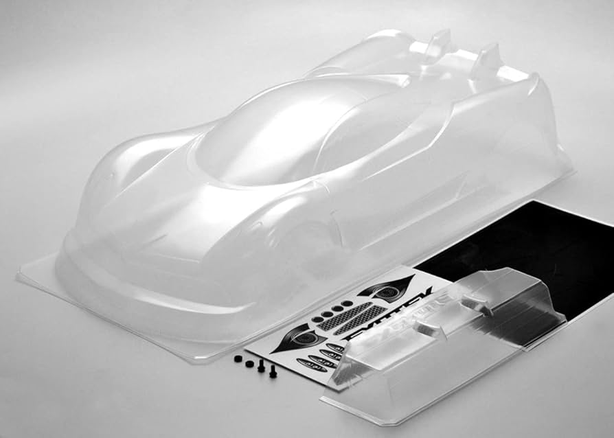 Exotek P1-Z USGT Race Body, Clear Lexan Body w/Wing P1Z