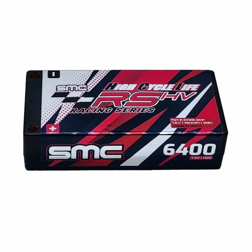SMC HCL-RS 7.6V-6400mAh 120C LiHV 5mm Inboard Hardcase