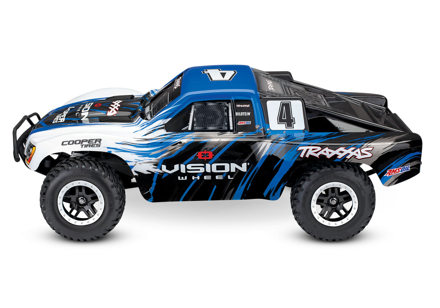 Traxxas Slash 4X4 VXL 1/10 4WD Short Course Truck Clipless Body RTR - Vision
