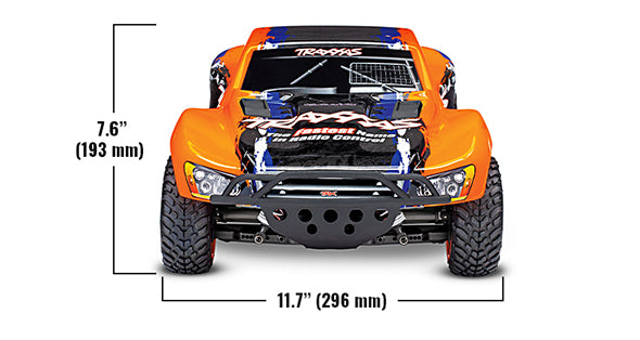Traxxas Slash 4X4 VXL 1/10 4WD Short Course Truck Clipless Body RTR - FOX Edition