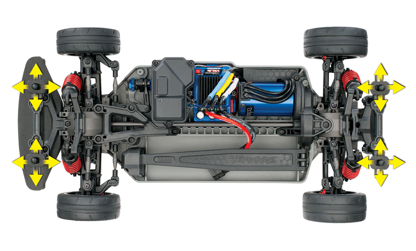 Traxxas 4-Tec 2.0 VXL AWD Chassis-Only