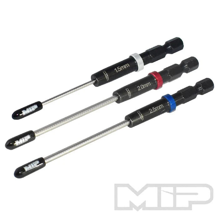 MIP Metric Speed Tip Hex Driver Wrench Set Gen 2 (3) 1.5mm,2.0mm,& 2.5mm