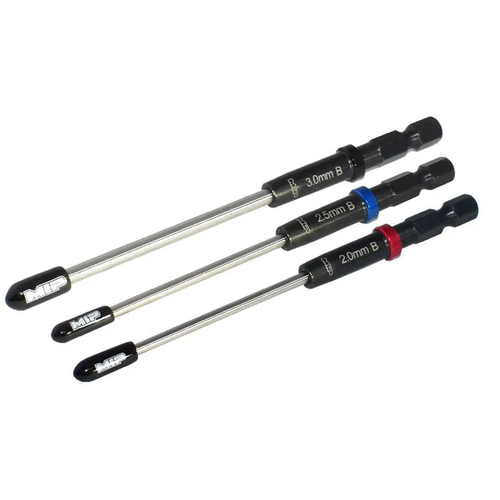 MIP Metric Ball Speed Tip Hex Driver Wrench Set Gen 2 (3) 2.0mm,& 2.5mm, &3mm