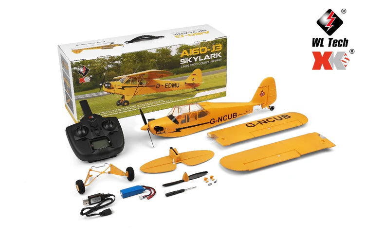 RC Pro A160-J3 Skylark Ready To Fly Airplane