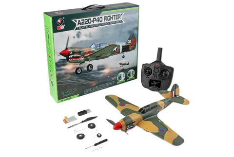 RC Pro A220 Ready To Fly Airplane P-40 Warhawk