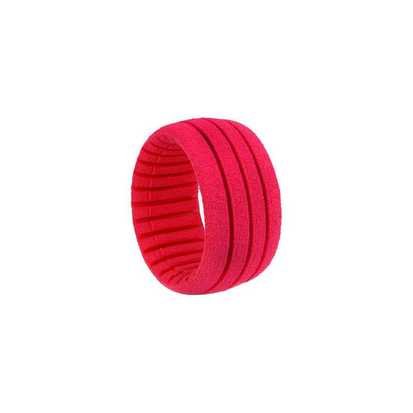 AKA Racing 1/8 EVO Gridiron Soft Long Wear Pre-Mounted Tires, White Wheels (2)