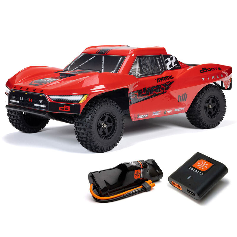 Arma - 1/10 FURY MEGA 550 2WD Short Course Truck RTR with Battery & Charger