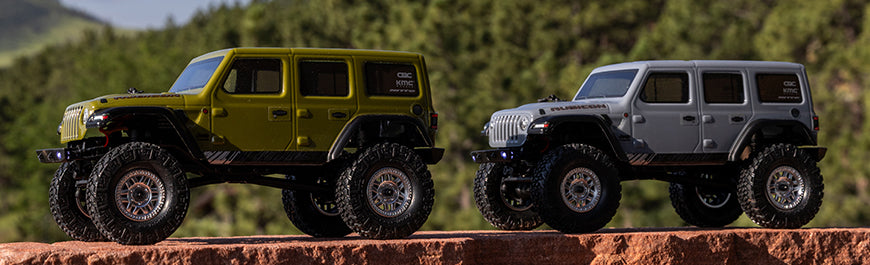 Axial 1/24 SCX24 Jeep Wrangler JLU 4X4 Rock Crawler Brushed RTR