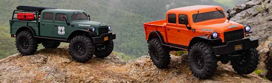 Axial SCX24 1/24 Dodge Power Wagon 4X4 Rock Crawler Brushed RTR