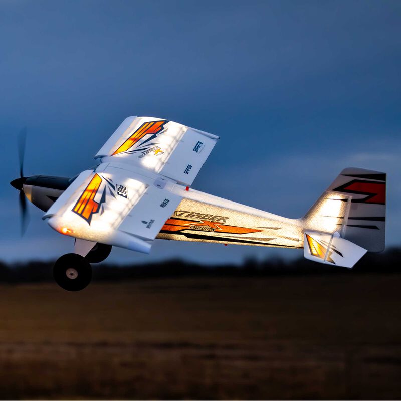 ***Pre-Order*** E-Flite Night Timber X Evolution 1.2m BNF Basic with AS3X+ and SAFE Select