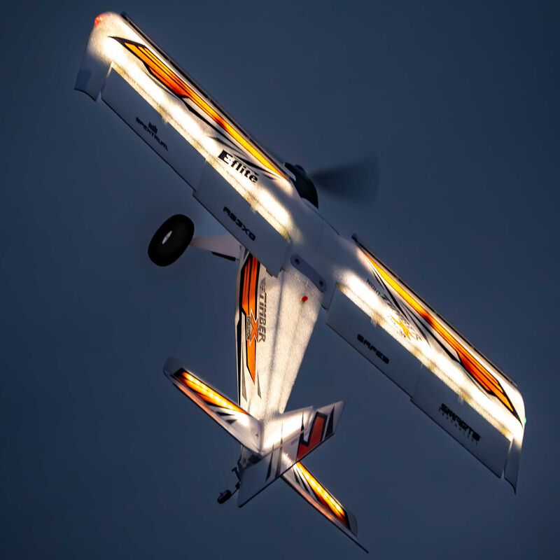 ***Pre-Order*** E-Flite Night Timber X Evolution 1.2m BNF Basic with AS3X+ and SAFE Select