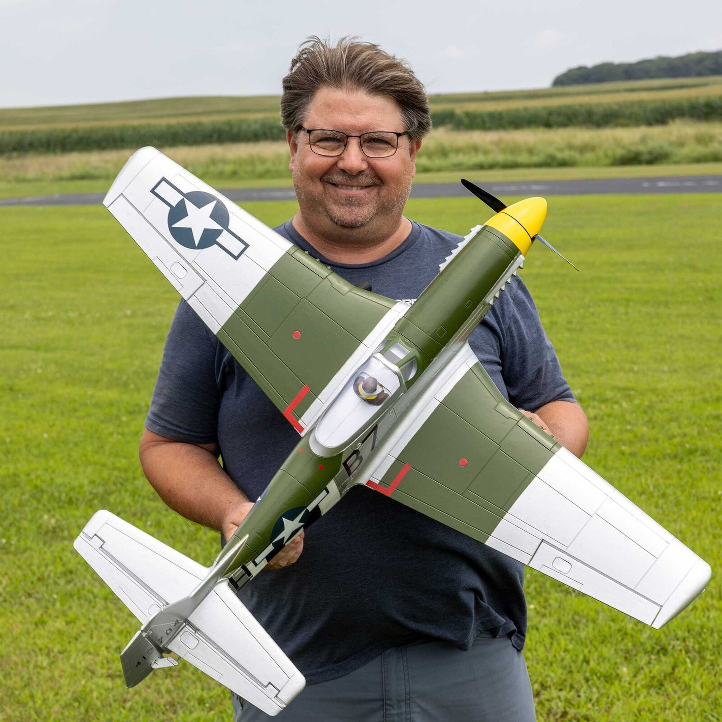 E-Flite P-51D Mustang 1.0m BNF Basic with AS3X+ and SAFE Select
