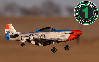 HobbyZone P-51D Mustang 450mm RTF with SAFE
