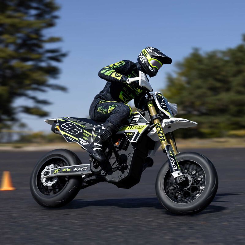 Team Losi 1/4 Promoto-SM FXR Supermoto Motorcycle RTR Basic, White