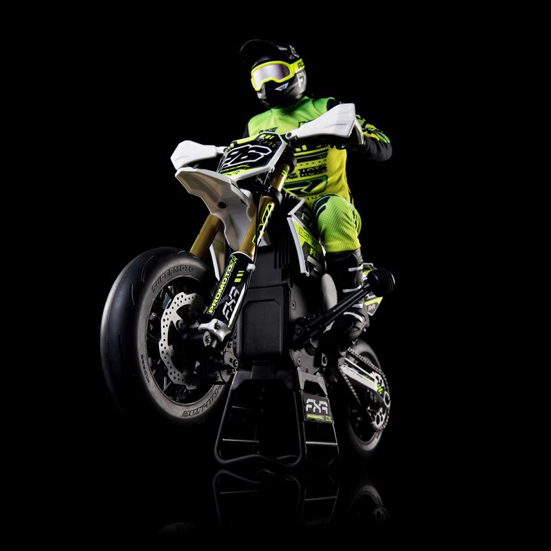 Team Losi 1/4 Promoto-SM FXR Supermoto Motorcycle RTR (Battery and Charger Included), White