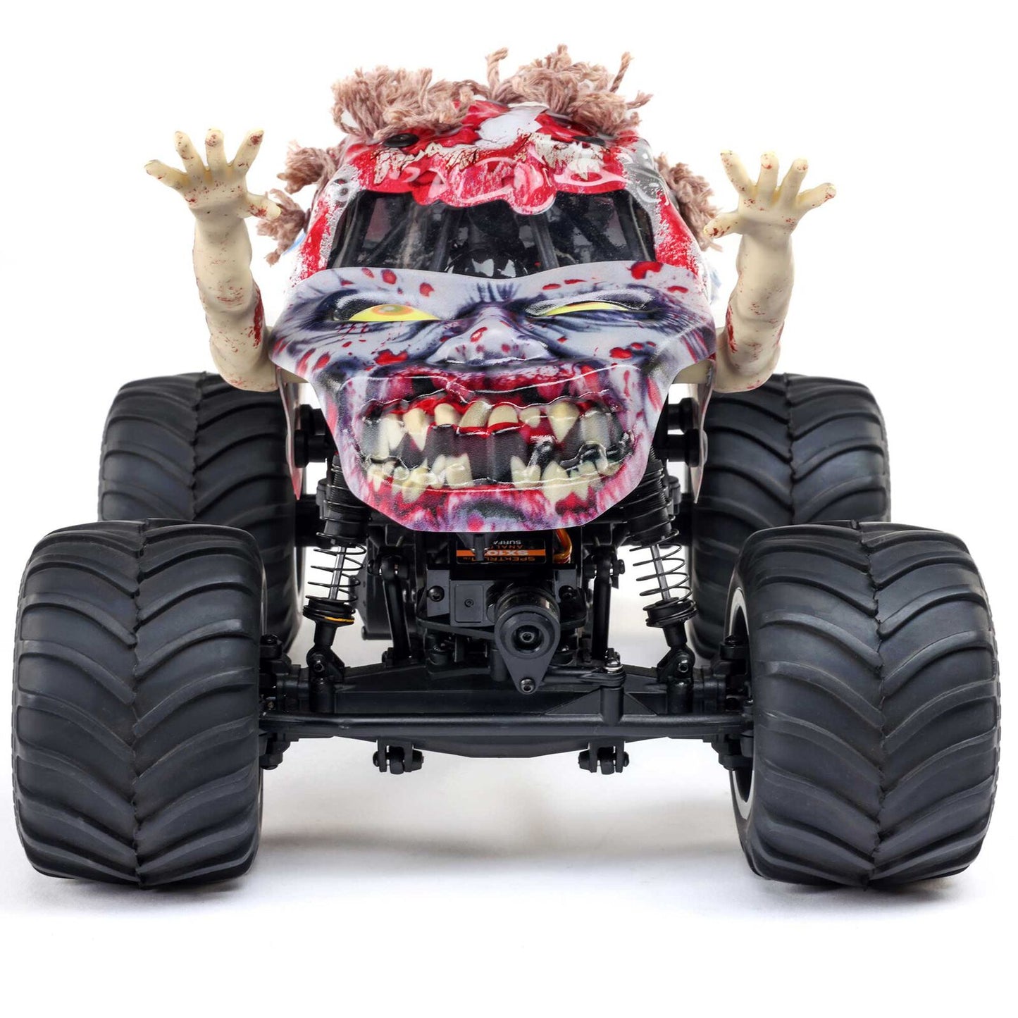 ***Pre-Order*** Team Losi 1/18 Mini LMT Zombie 2S 4X4 RTR Brushed Monster Truck (Battery & Charger Included), Red