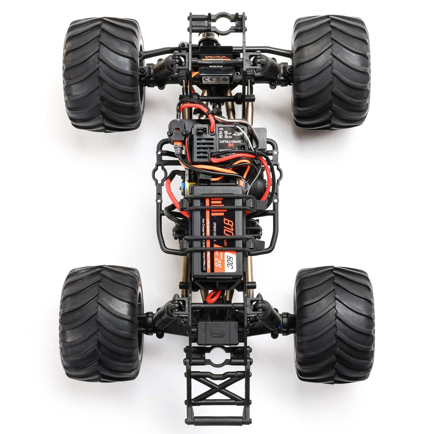 ***Pre-Order*** Team Losi 1/18 Mini LMT Zombie 2S 4X4 RTR Brushed Monster Truck (Battery & Charger Included), Red