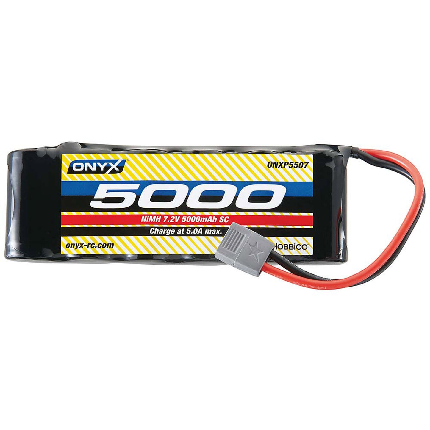 Onyx 7.2V 5000 mAh 6-Cell NiMH Sub-C Flat Battery: Star Plug