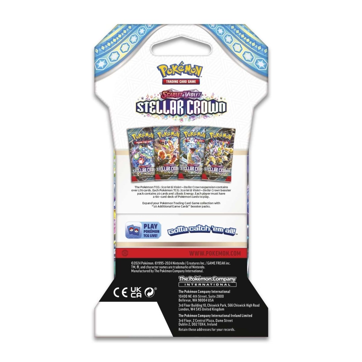 Pokémon TCG - Scarlet & Violet-Stellar Crown Sleeved Booster Pack (10 Cards)