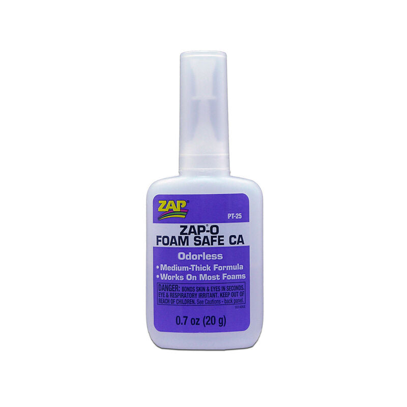 ZAP-O Foam Safe CA Glue, .7 oz PT-25