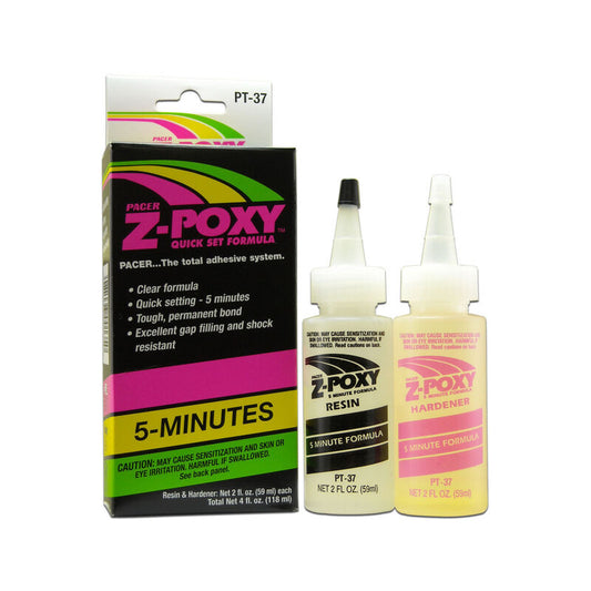 Zap Z-Poxy 5 Minute Epoxy, 4 oz PT-37