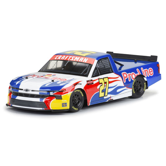 *Pre-ORDER* Pro-Line 1/12 Pre-Cut 2024 Chevy Silverado Truck Clear Body: Losi NASCAR