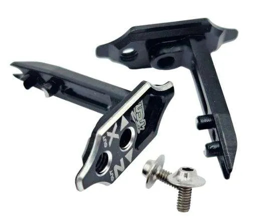 RC Maker Horizontal Rear Post Body Mounts Ultra Lite - Mounts w/GR.5 TiScrews