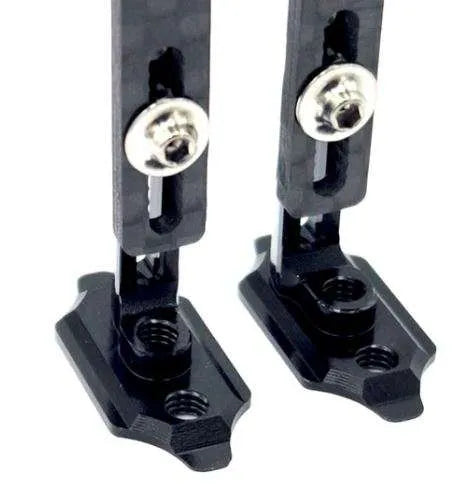RC Maker Horizontal Rear Post Body Mounts Ultra Lite - Mounts w/GR.5 TiScrews