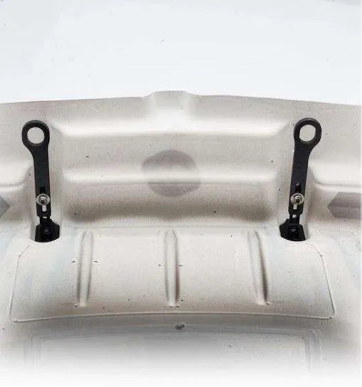 RC Maker Horizontal Rear Post Body Mounts Ultra Lite - Mounts w/GR.5 TiScrews