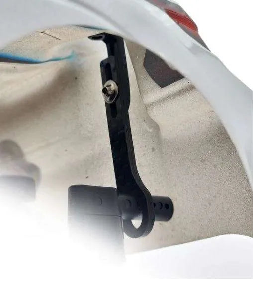 RC Maker Horizontal Rear Post Body Mounts Ultra Lite - Mounts w/GR.5 TiScrews