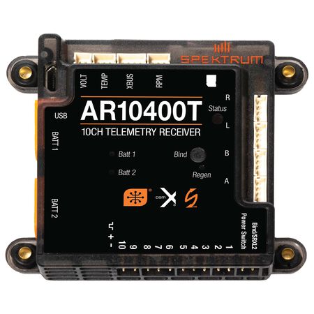 Spektrum  - AR10400T 10-Channel PowerSafe Telemetry Receiver