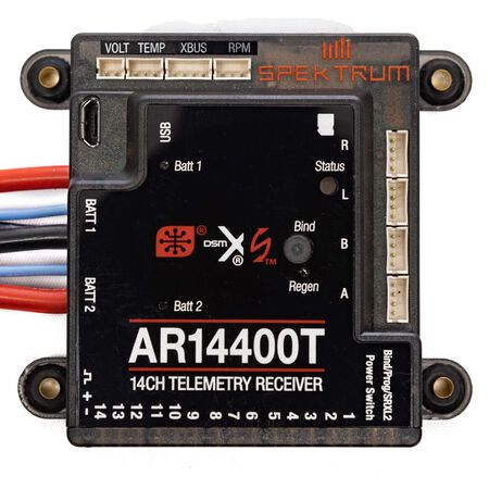 Spektrum  - AR14400T 14-Channel PowerSafe Telemetry Receiver