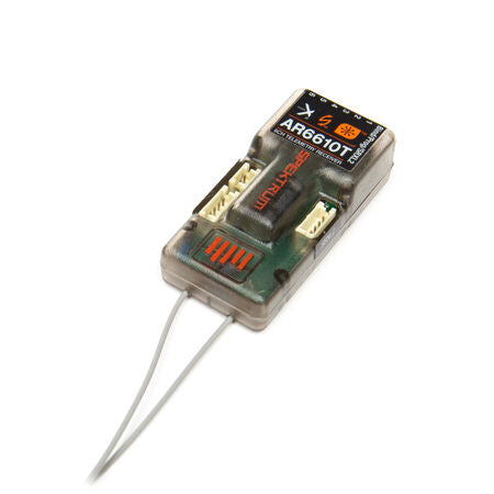 Spektrum - AR6610T DSMX 6-Channel Telemetry Receiver