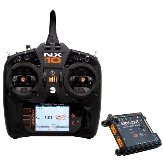 Spektrum - NX10 10-Channel DSMX Transmitter with AR10400T PowerSafe Receiver