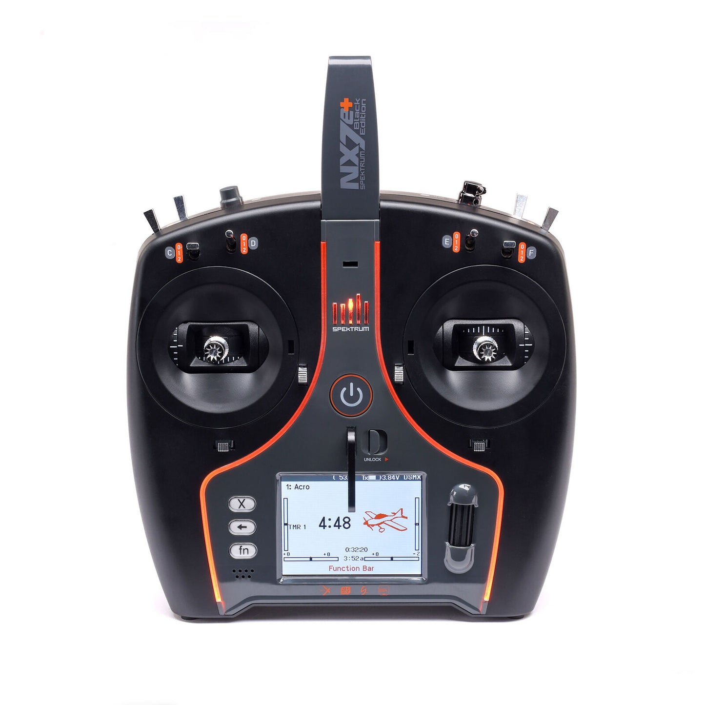 Spektrum - NX7e+ 14-Channel DSMX (Transmitter Only) Black Edition