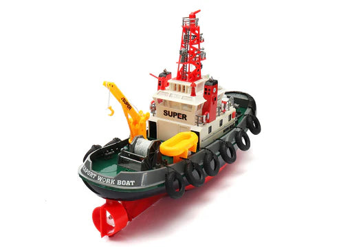 RC PRO Tugboat - 2.4G 5-Channels RC Tugboat Ready To Run