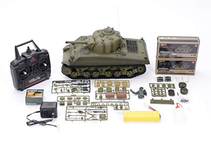 RC PRO Heng Long V6.0 1-16 U.S.A M4A3 "Sherman" RC Tank (BB AND IR)